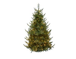 ALBERO DI NATALE CON 400 LED 20% FLASH BULB 1972 TIPS h.180 x l.145CM
